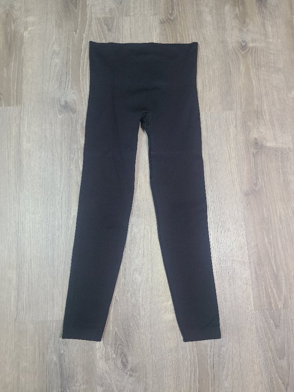 Spanx Very Black Look At Me Now High Waisted Seamless Shaping Leggings - Size L